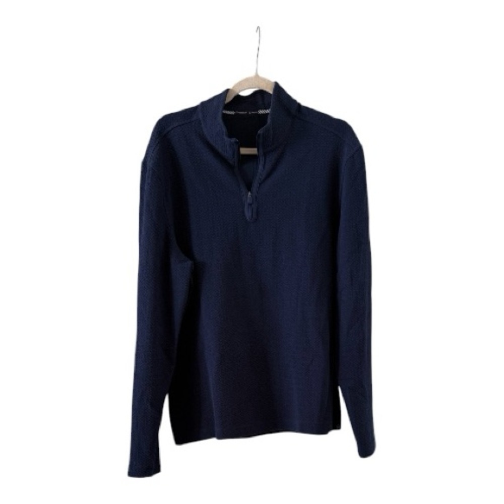 Southern Tide | Navy Textured 1/4 Zip​